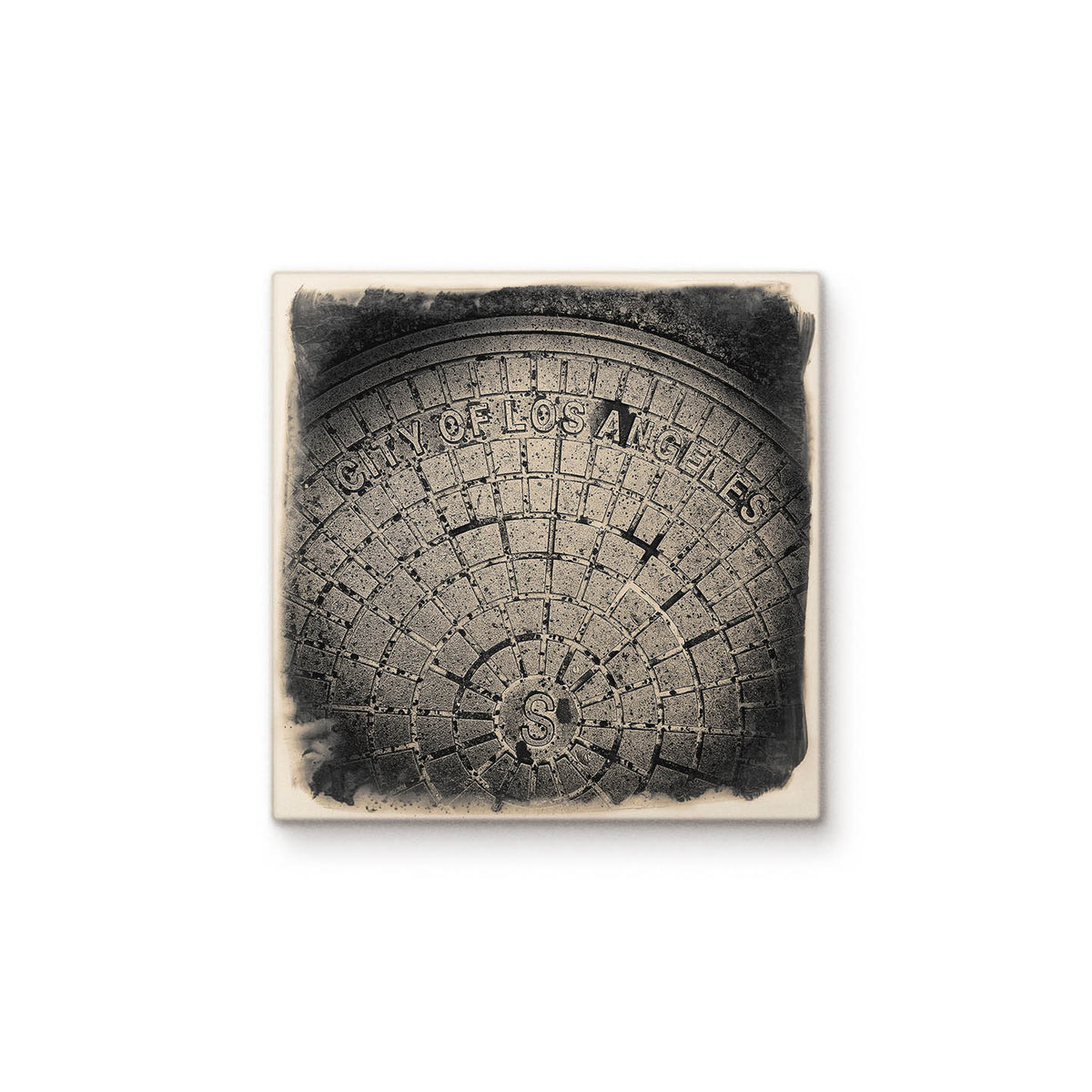 Los Angeles Manhole Cover Alternative – Cityscape Tiles Los Angeles Manhole Cover Alternative – Cityscape Tiles