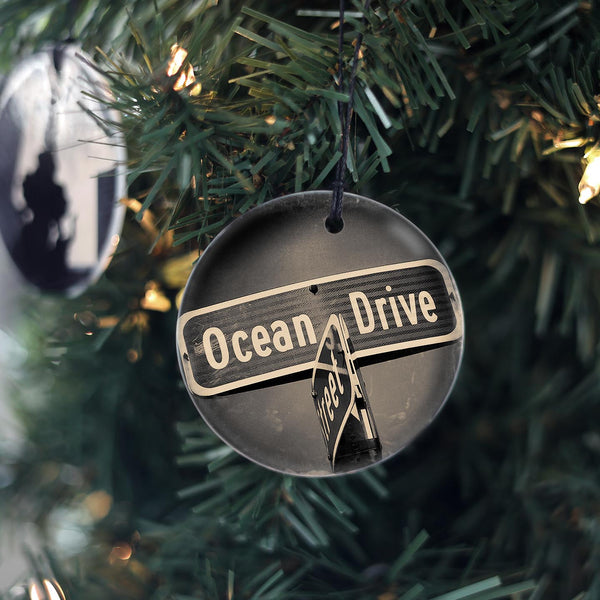 Ocean Drive Street Sign