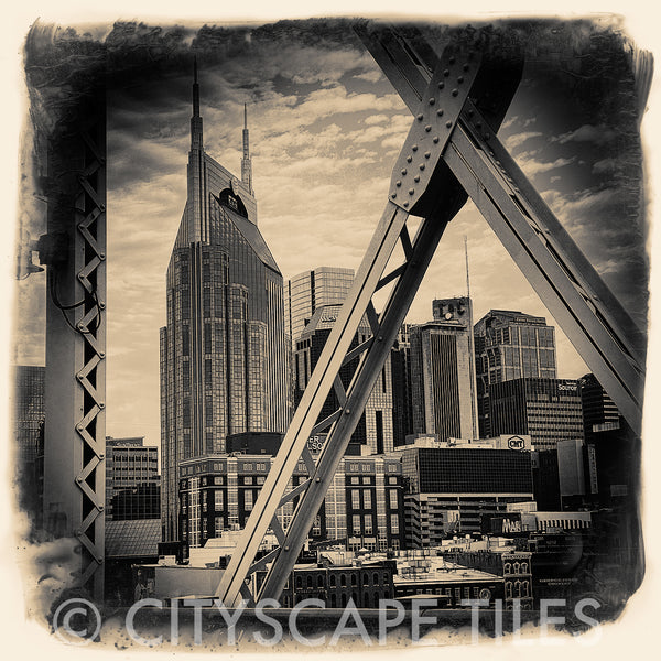 AT&T Building / John Seigenthaler Bridge