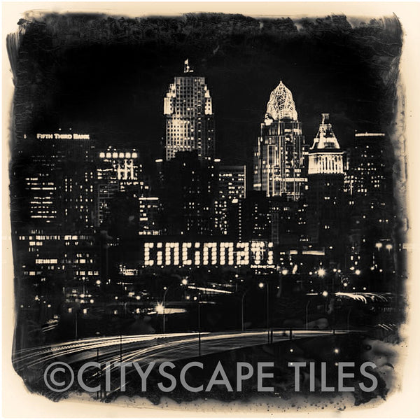 Cincinnati Night Skyline