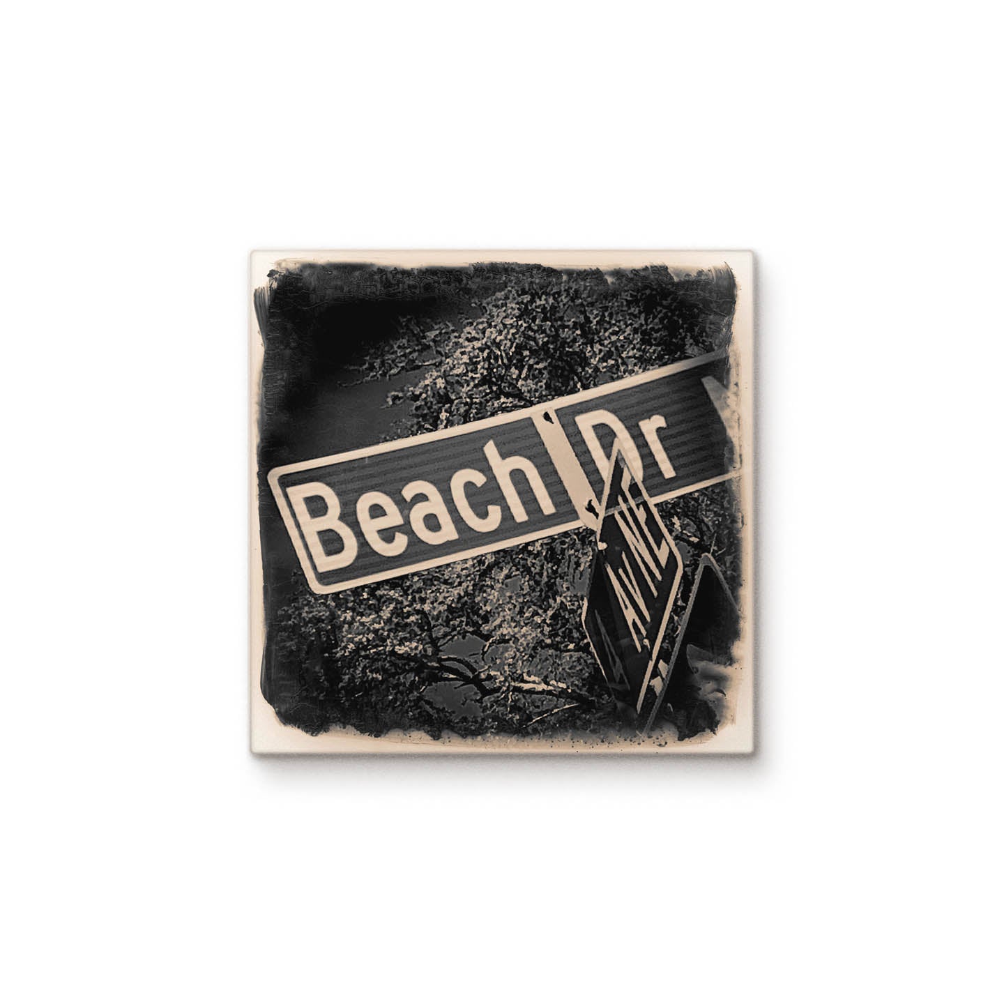Beach Dr Street Sign