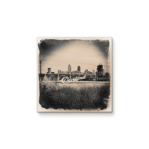 Cleveland Sign Skyline