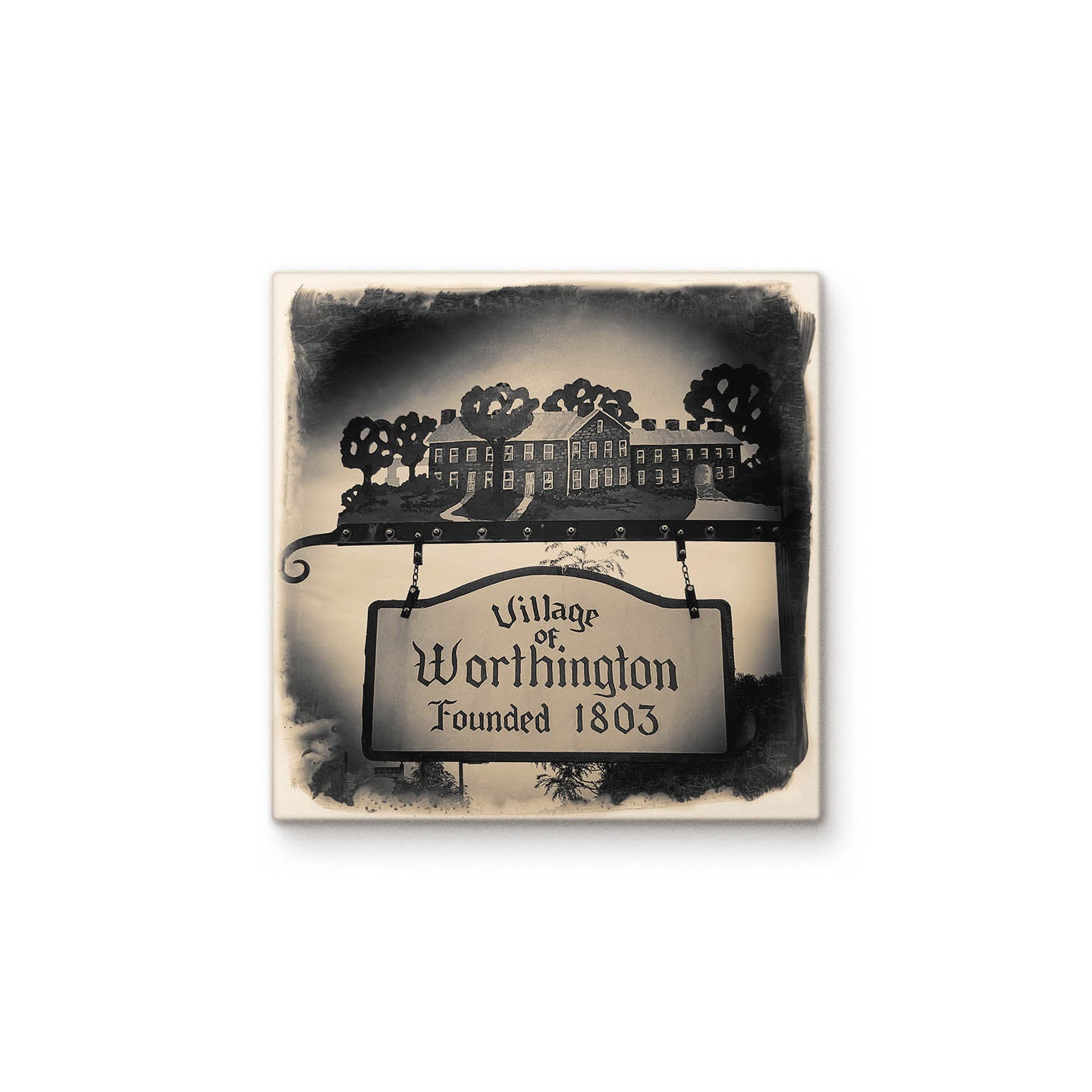 Village of Worthington Sign