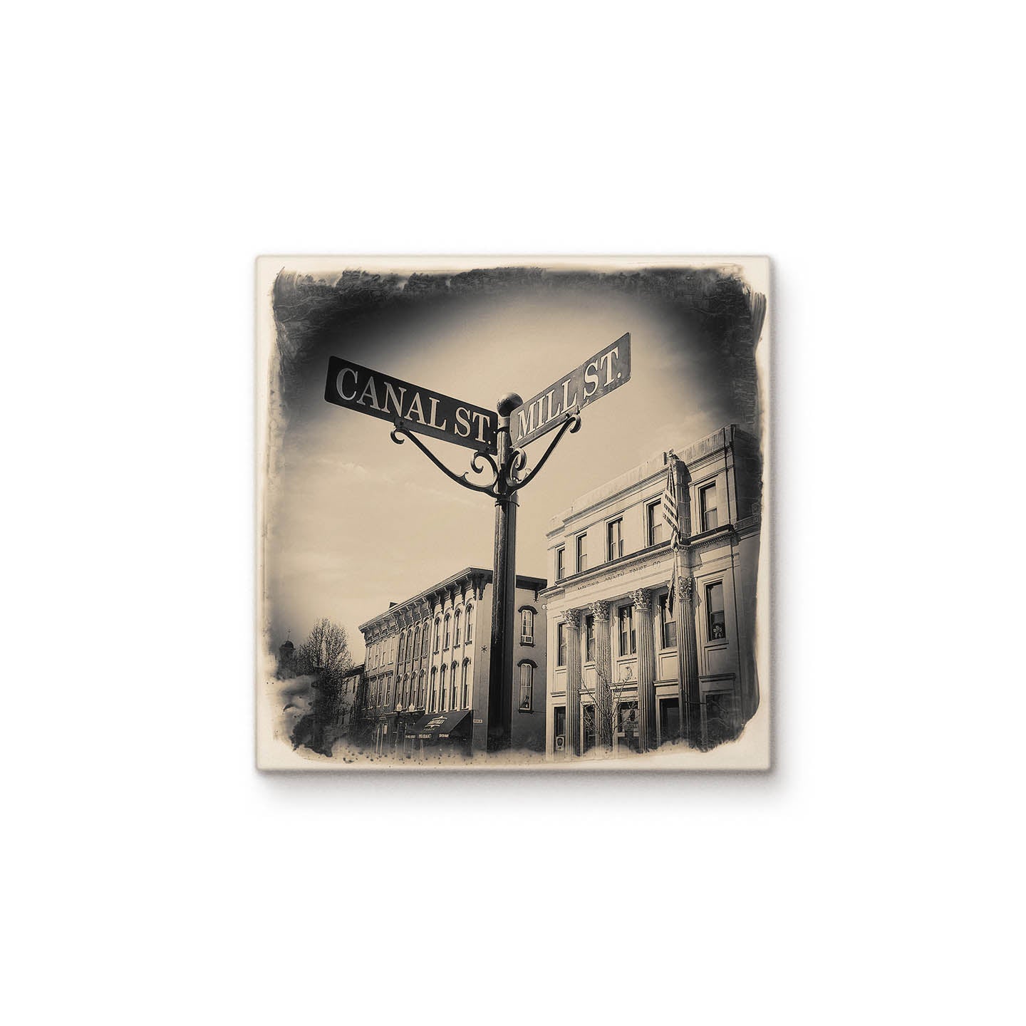 Canal St. and Mill St. Sign