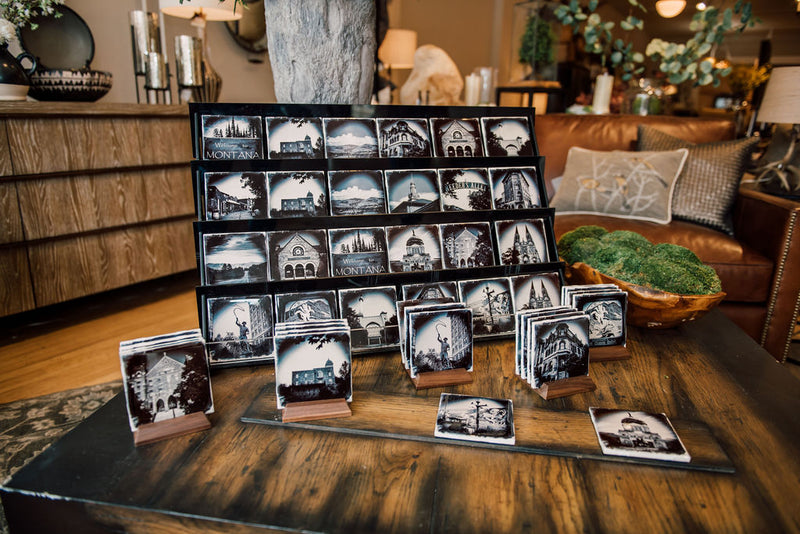drink coasters as creative gift ideas