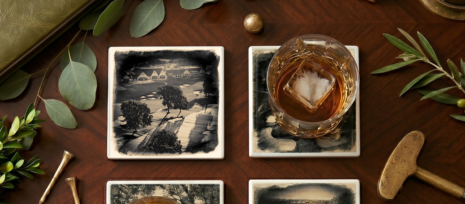 drink coasters for golfers