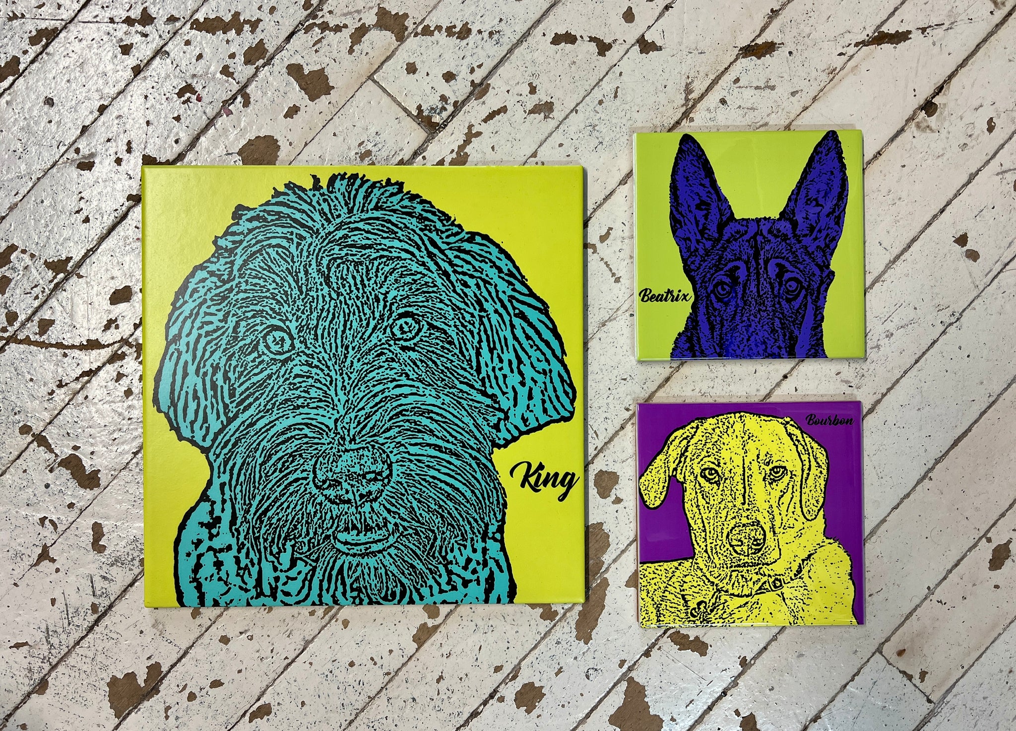 Pet Portraits – Cityscape Tiles