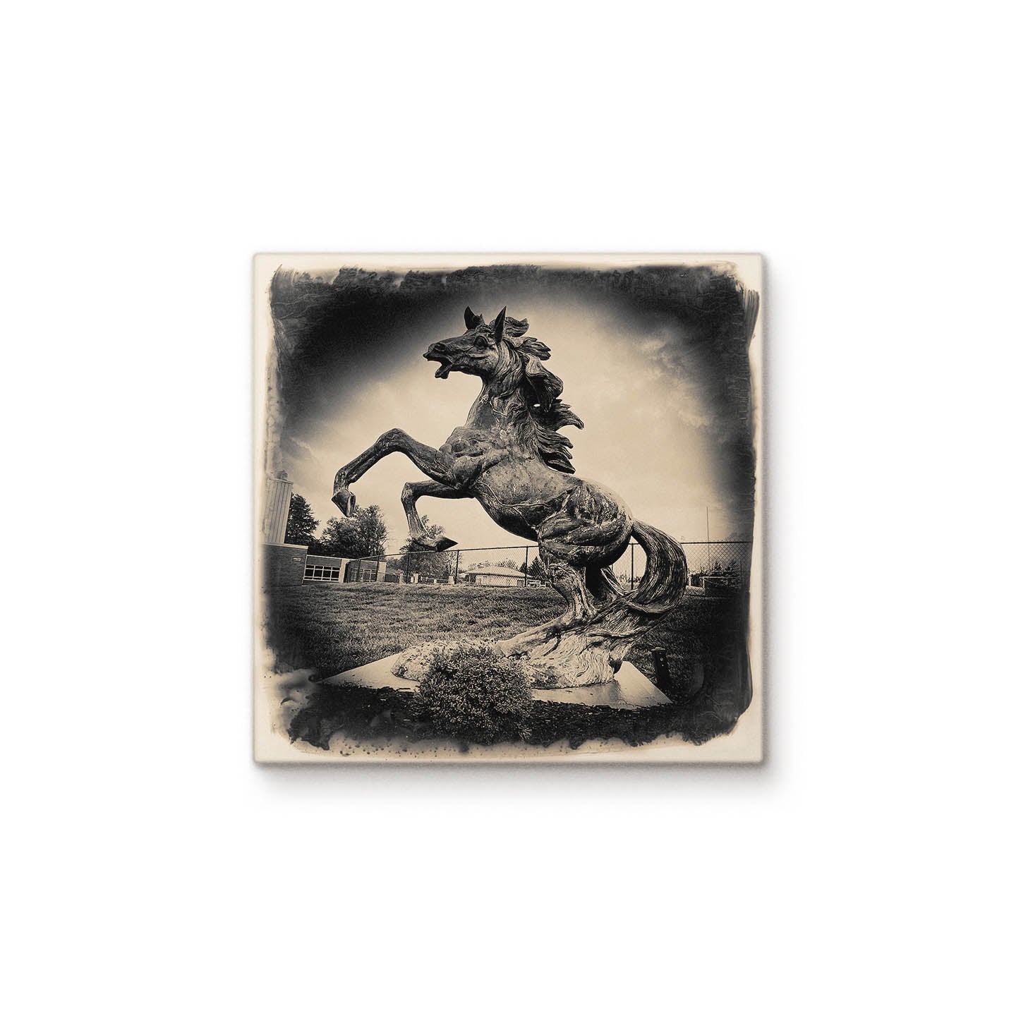 Mustang Statue