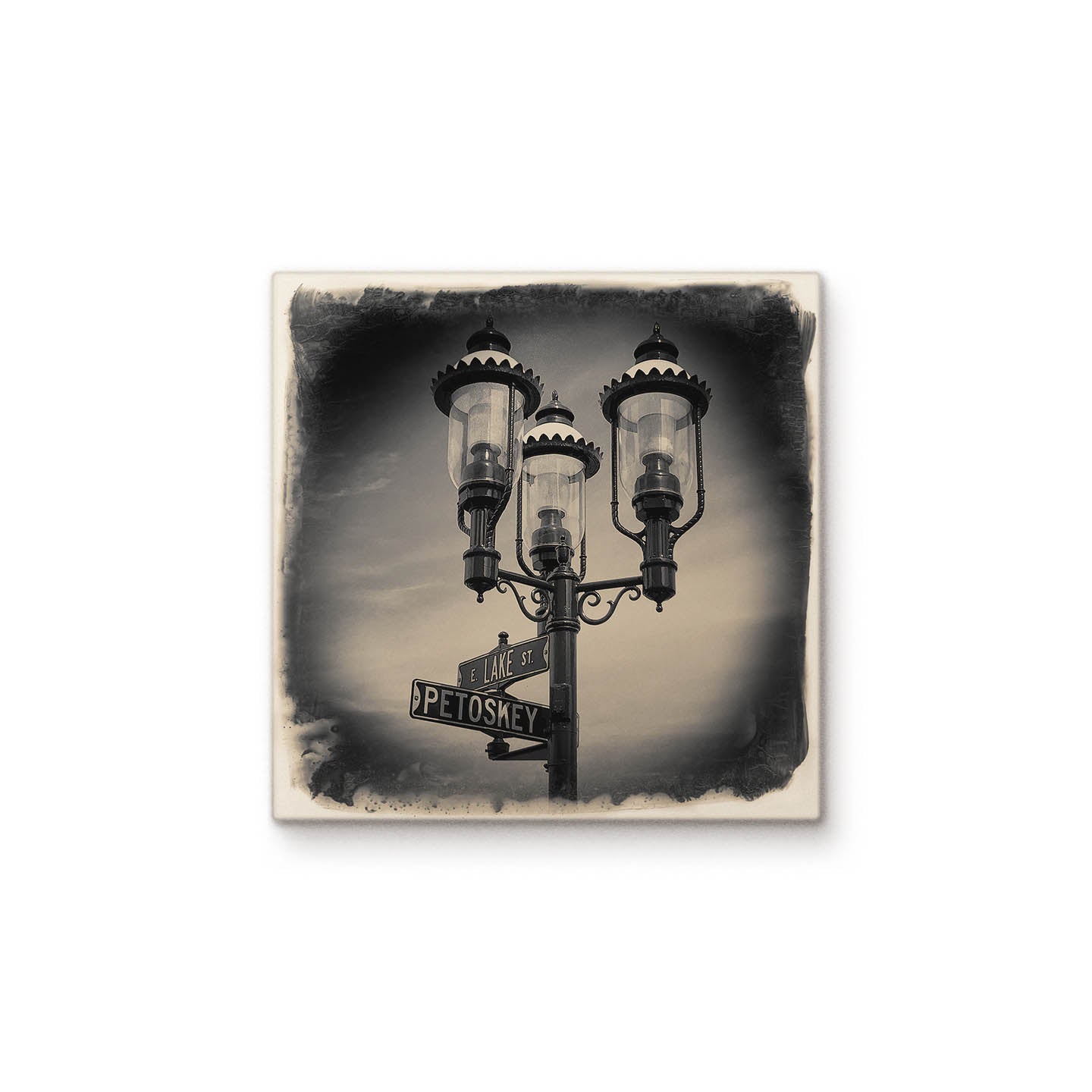 Petoskey Street Sign & Lamps