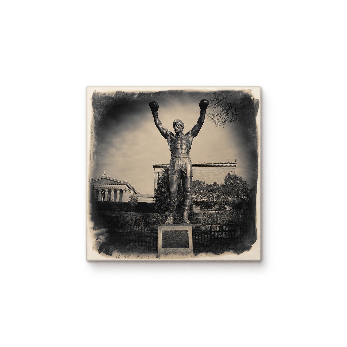 "Rocky" Statue