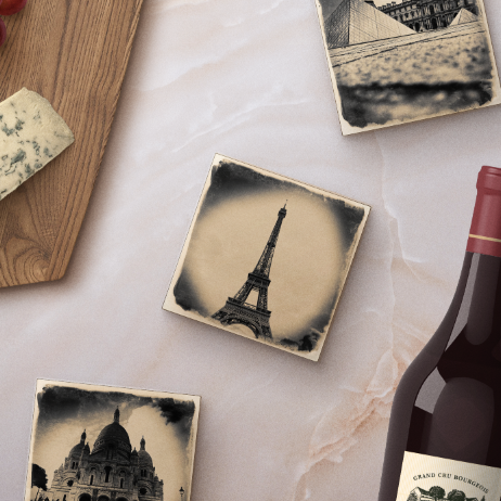 travel photo coasters