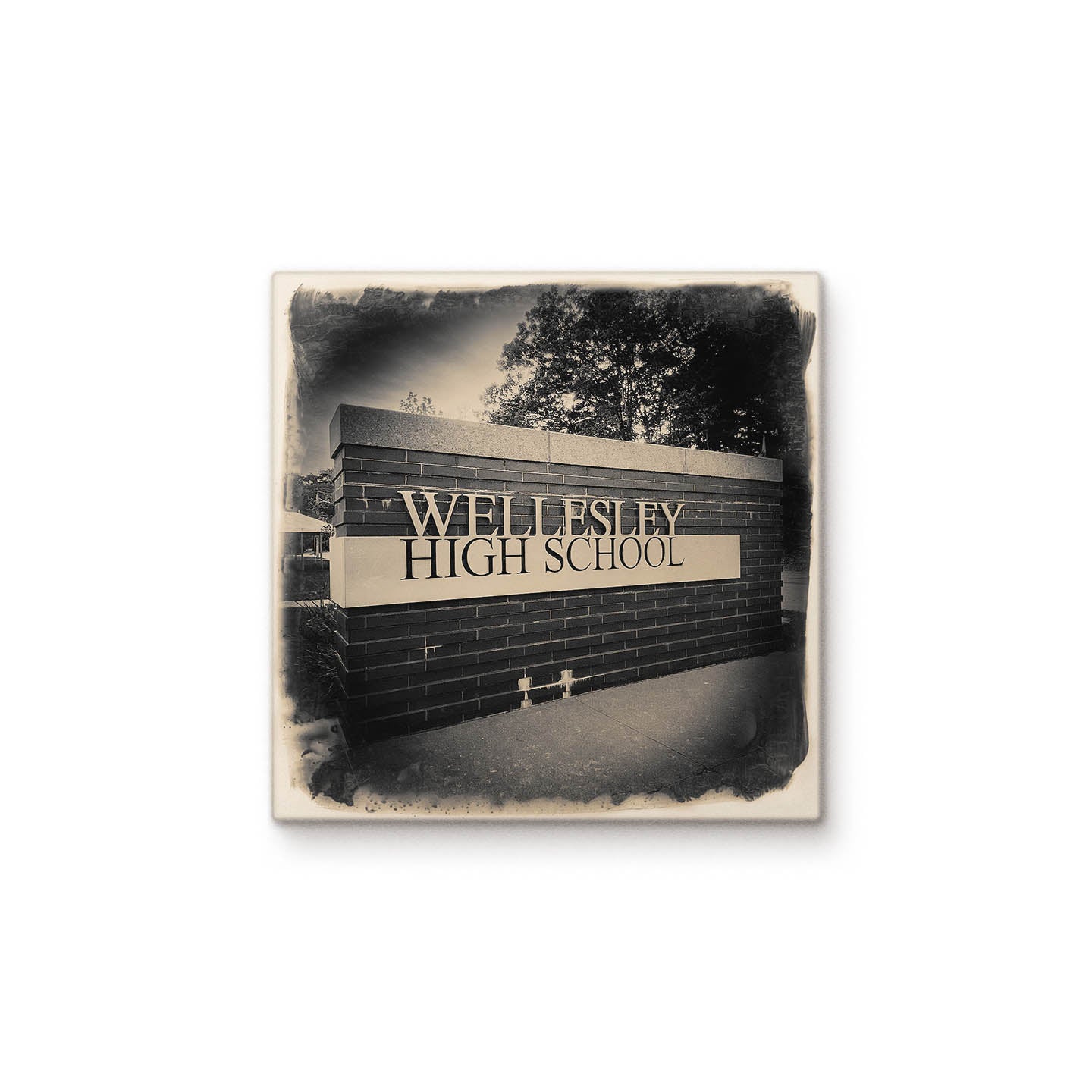 Wellesley High School Cityscape Tiles Wellesley high school cityscape tiles