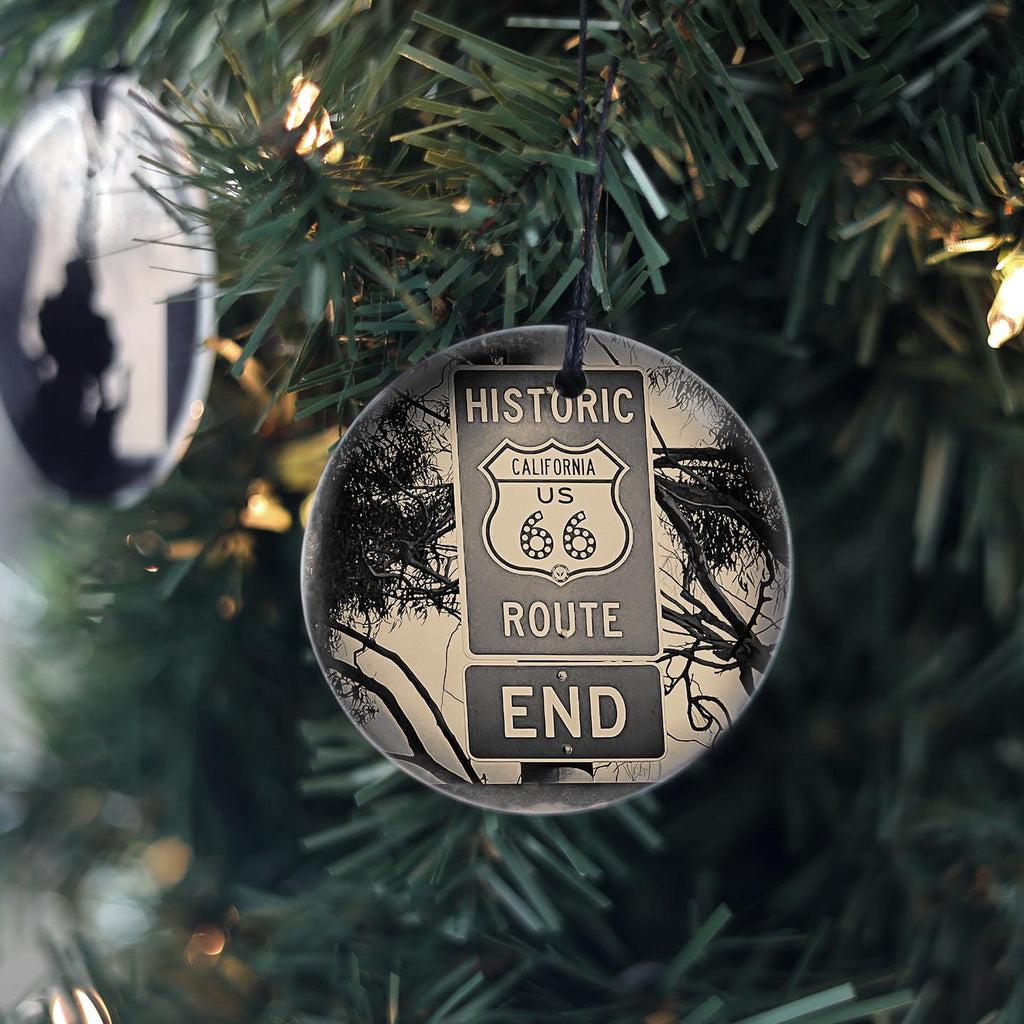 Route 66 End Sign