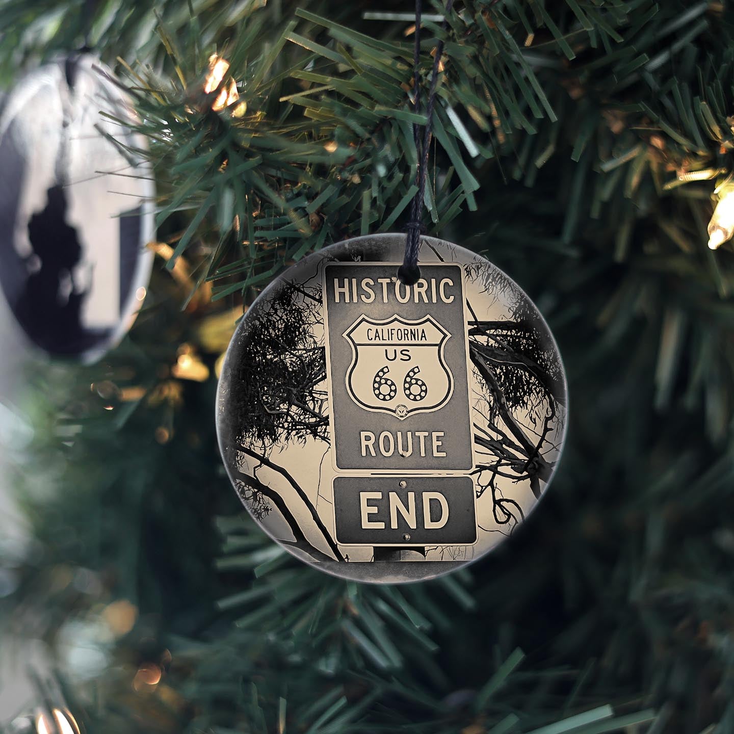 Route 66 End Sign