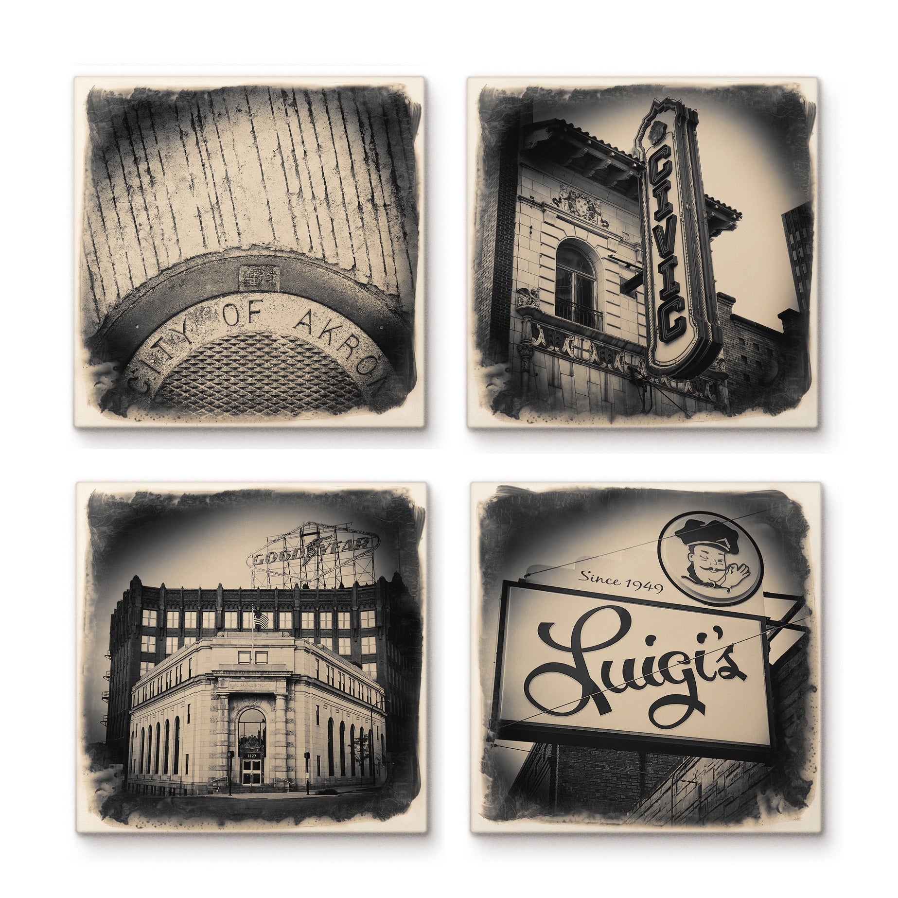 Akron Tile/Coaster Collection