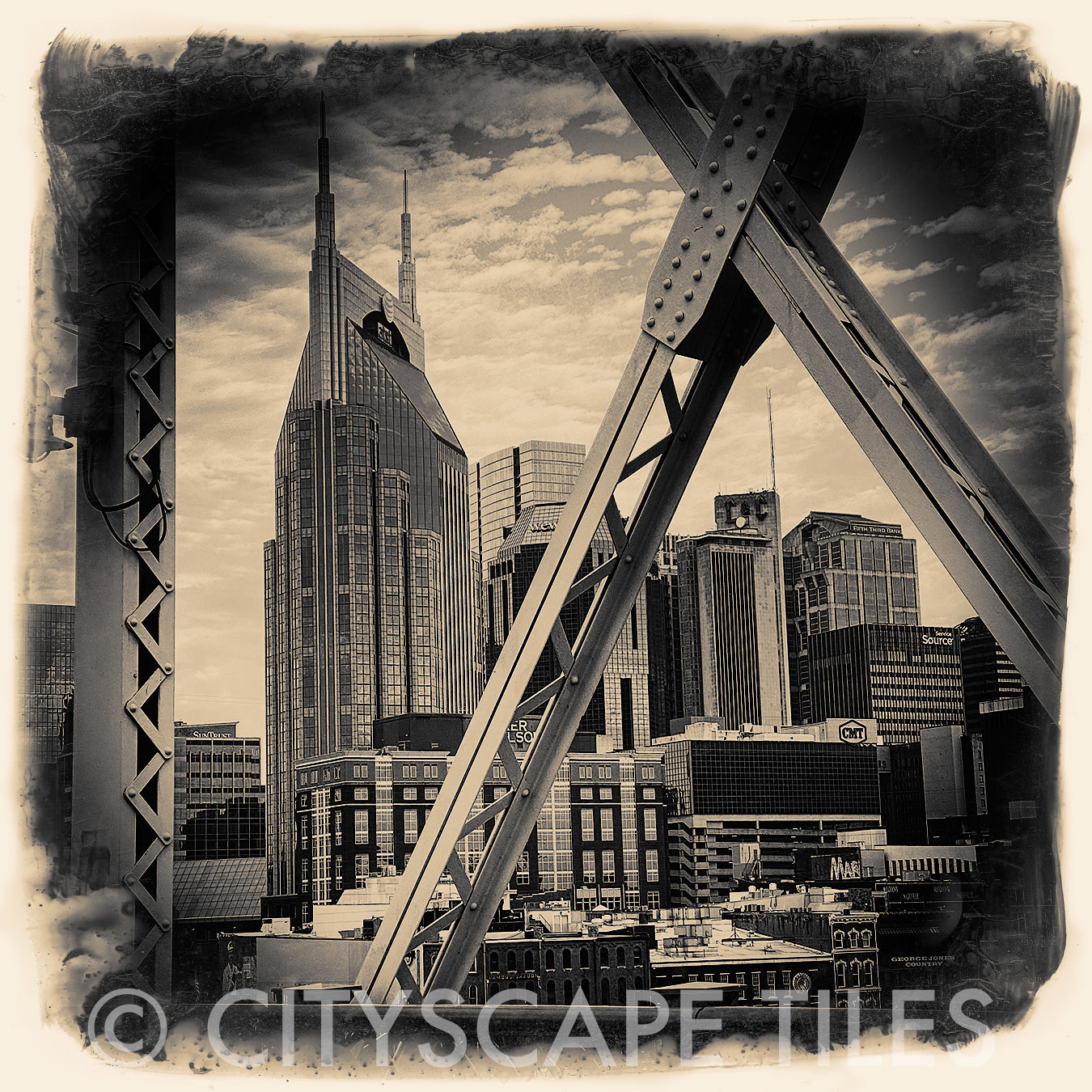 AT&T Building / John Seigenthaler Bridge