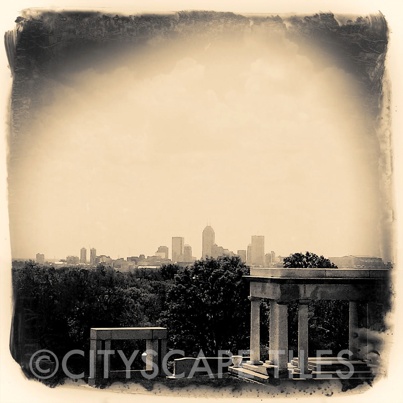 Crown Hill Cemetery + Skyline