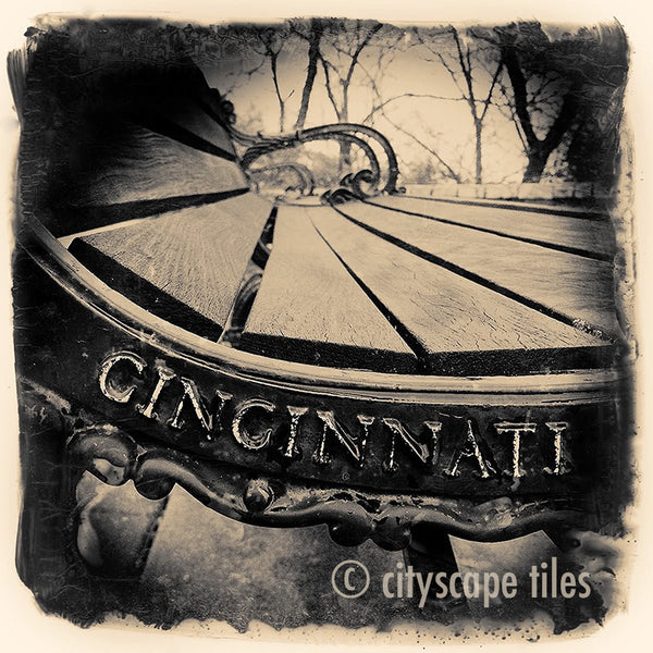 Cincinnati Park Bench