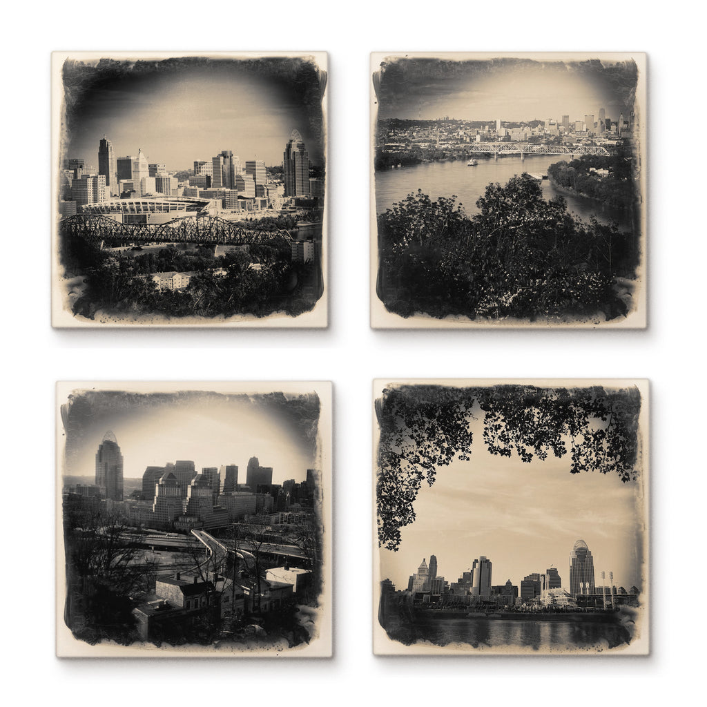Cincinnati Skyline Tile/Coaster Collection