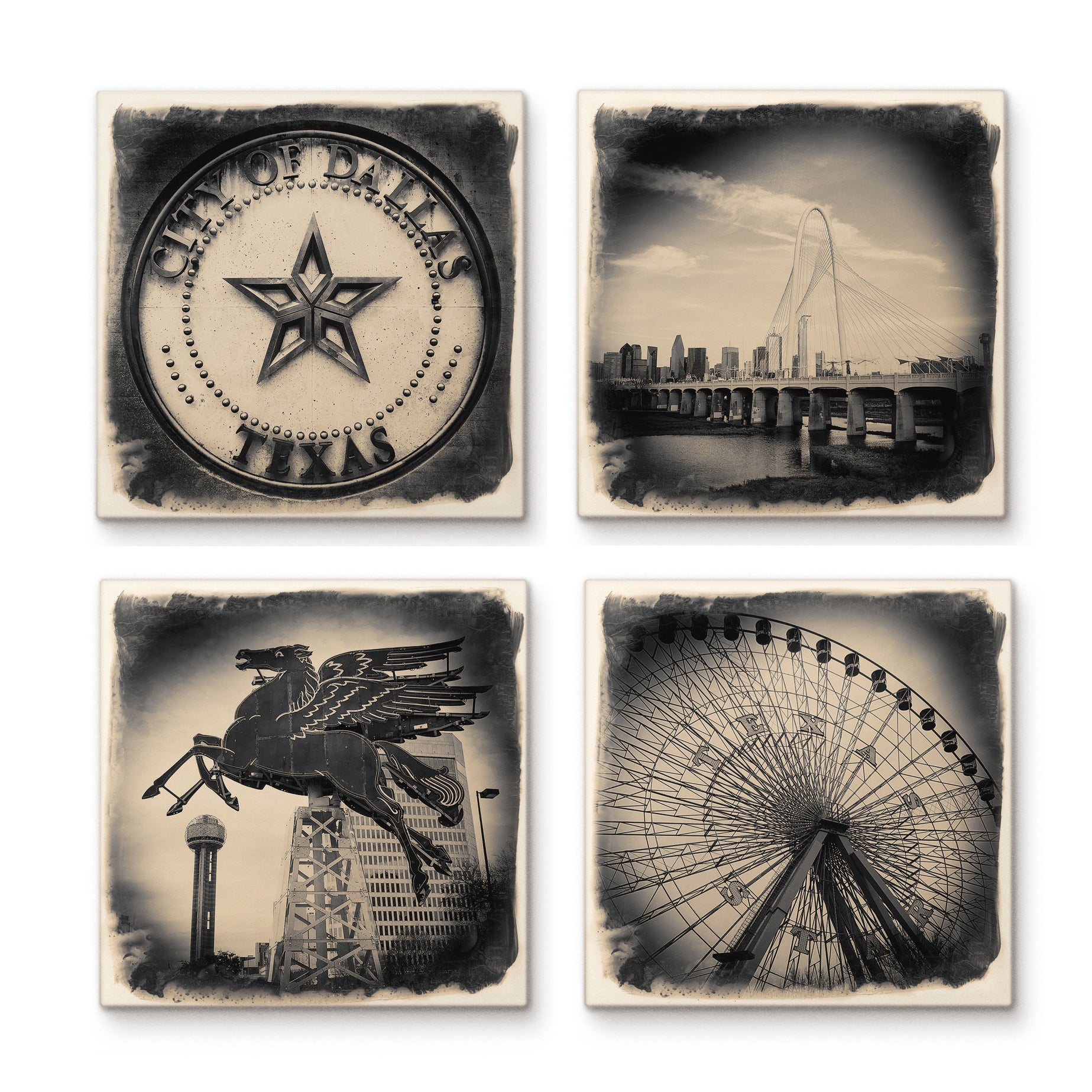 Dallas Tile/Coaster Collection