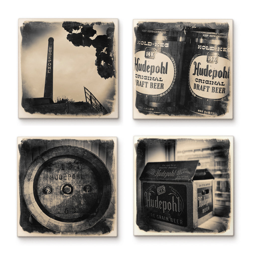 Hudepohl Beer Tile/Coaster Collection