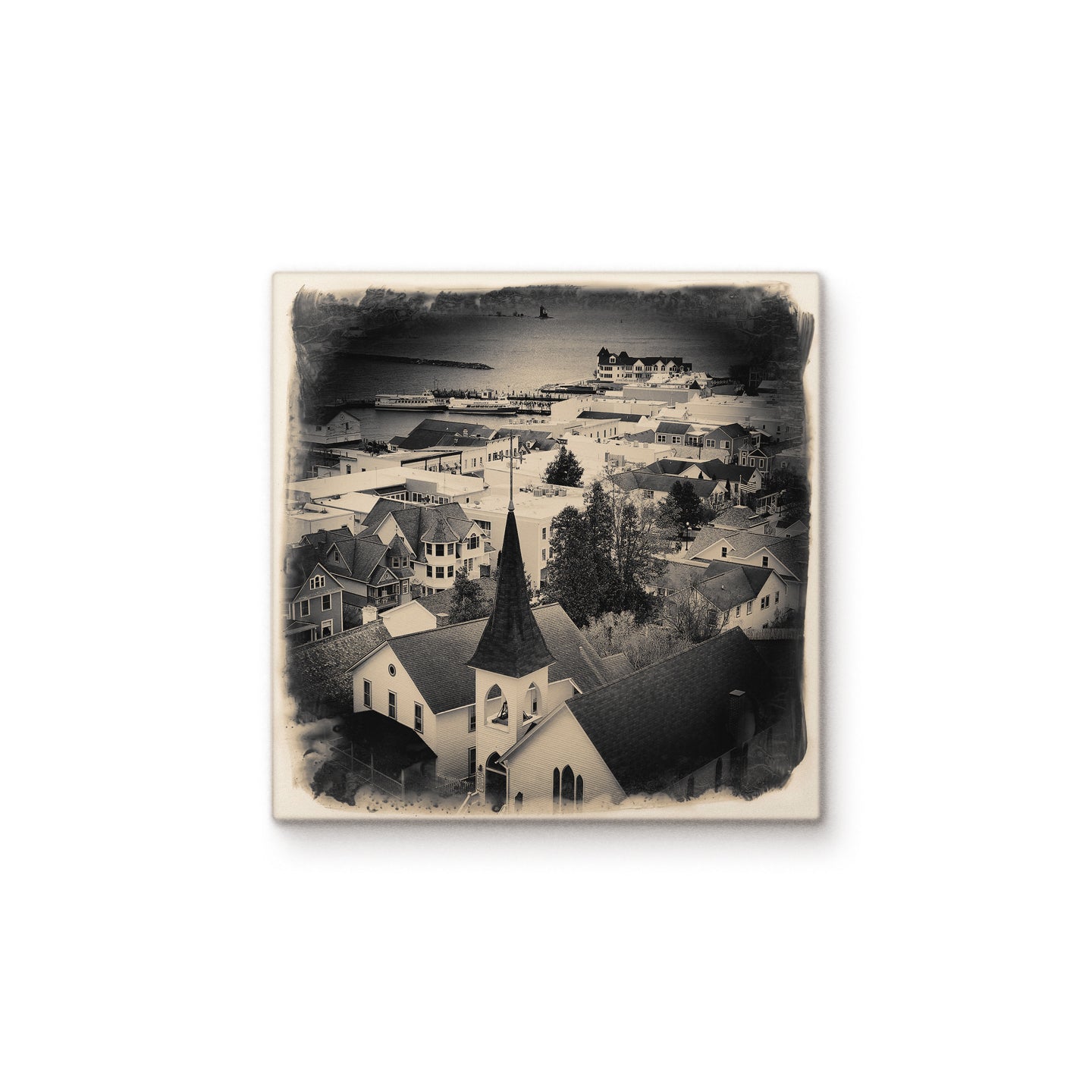 Mackinac Island Aerial