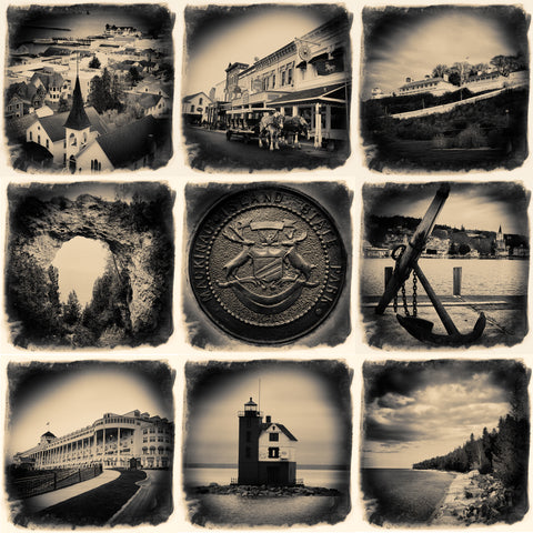 Mackinac Island Collage