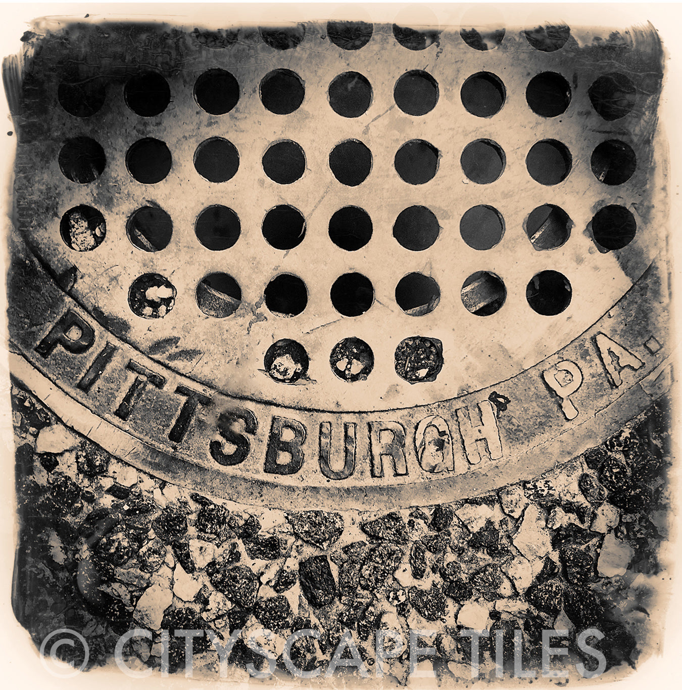 Pittsburgh Manhole Cover