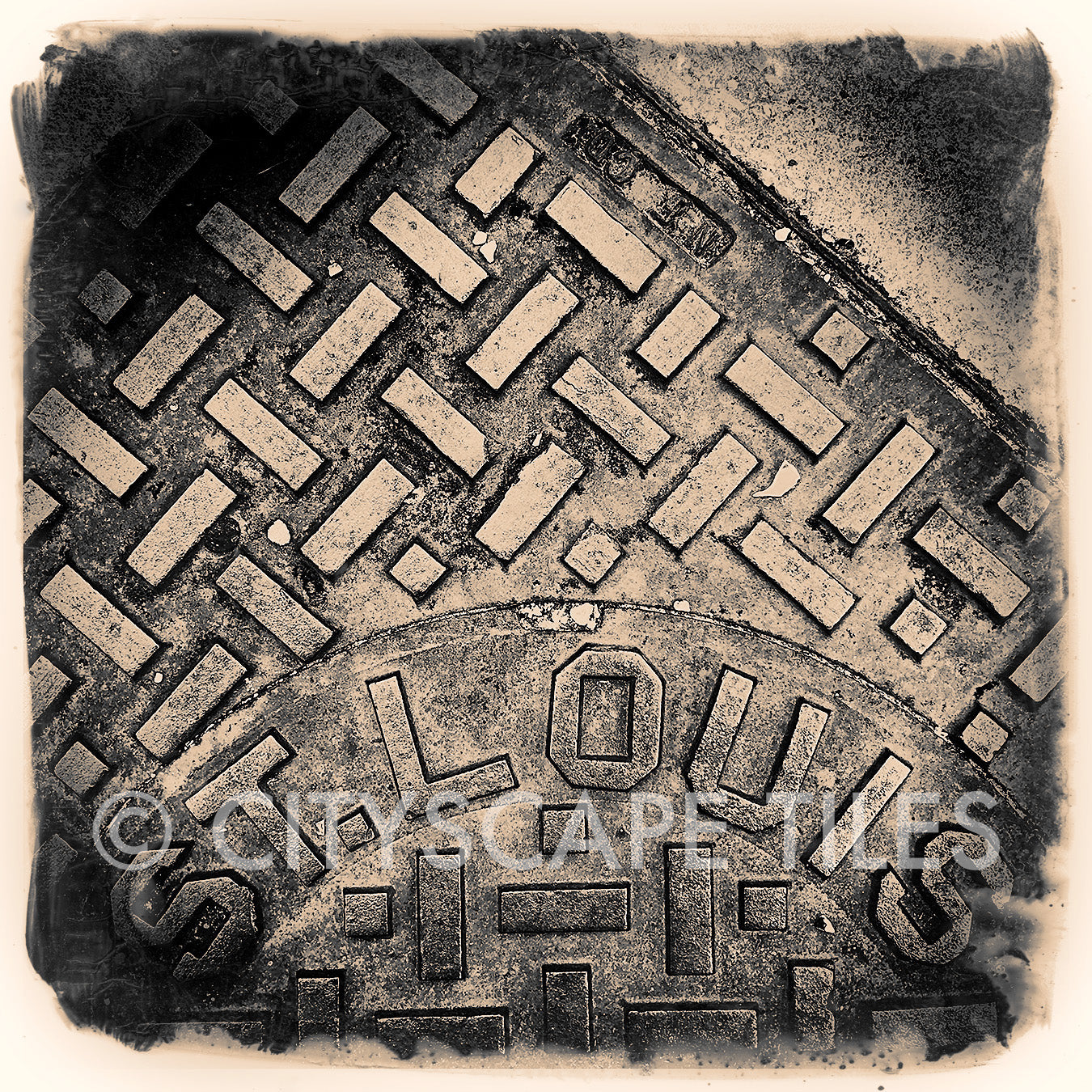 St Louis Manhole Cover