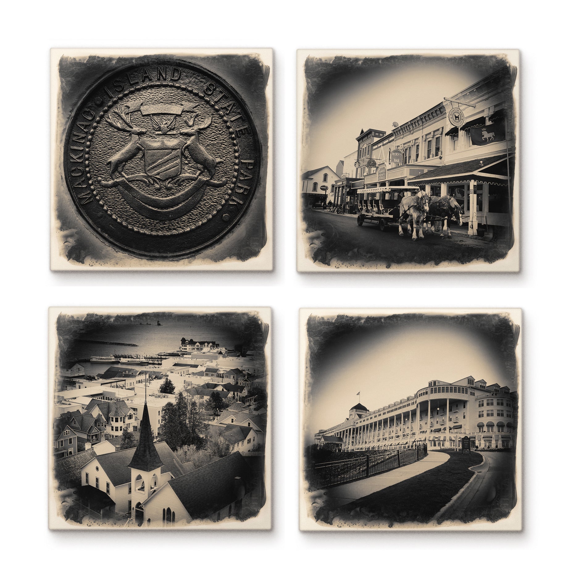 Mackinac Island Collection | Cityscape Tiles