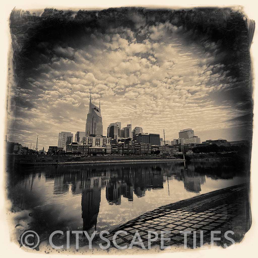 Nashville Skyline Reflection