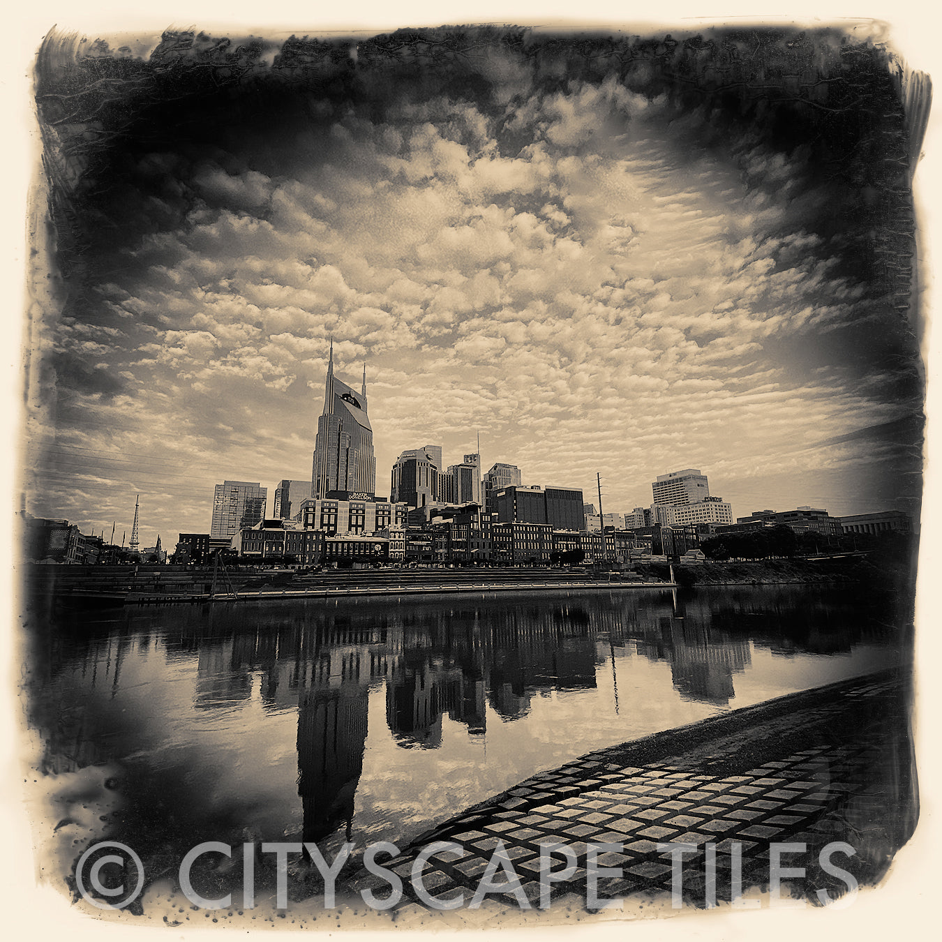 Nashville Skyline Reflection